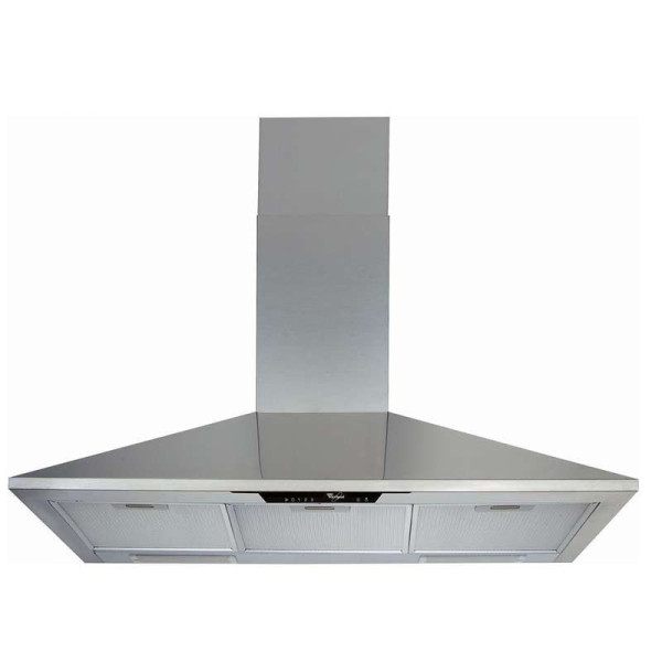 HOTTE PYRAMIDE WHIRLPOOL AKR945IX 90 CM - INOX