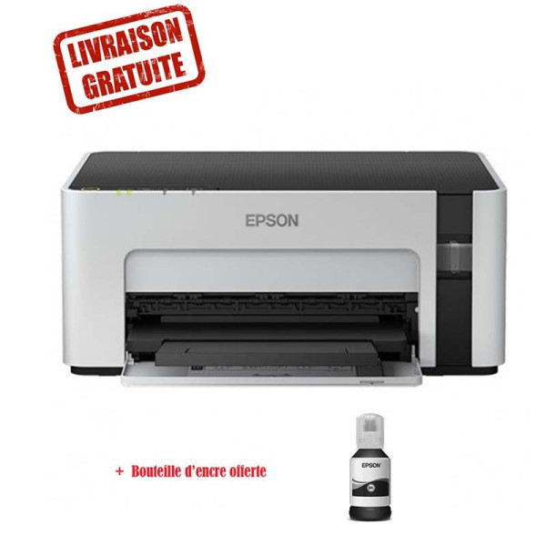 IMPRIMANTE EPSON ET-M1120 À RÉSERVOIR INTÉGRÉ ECOTANK MONOCHROME - (C11CG96404)