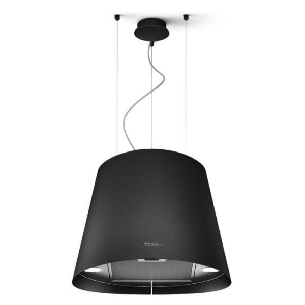HOTTE CENTRALE FOCUS LAGO-B 50 CM - NOIR