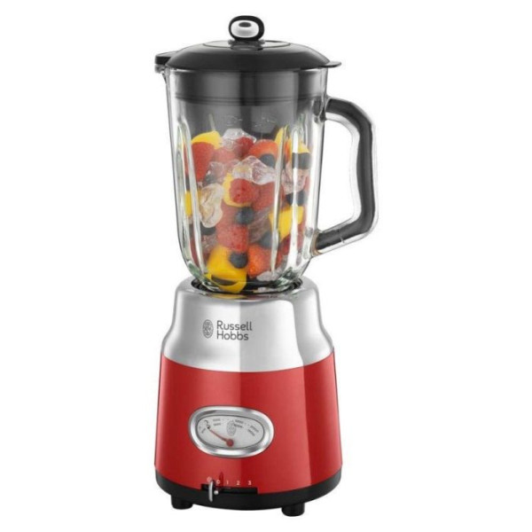 BLENDER RUSSELL HOBBS RÉTRO 800 WATTS - ROUGE (25190-56)