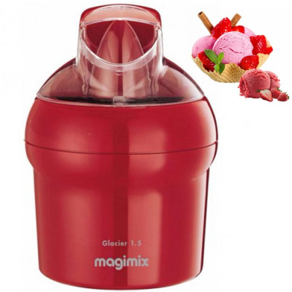 MACHINE À GLACE MAGIMIX 11669 - ROUGE