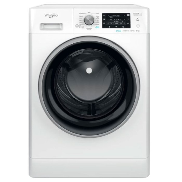 LAVE LINGE FRONTALE WHIRLPOOL  6ÉME SENS 9KG - BLANC