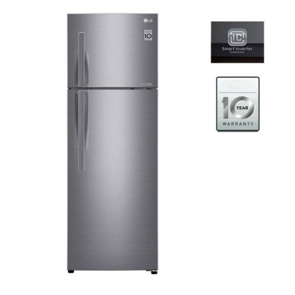 RÉFRIGÉRATEUR LG GL-G402RLCB 329 LITRES NOFROST - INOX