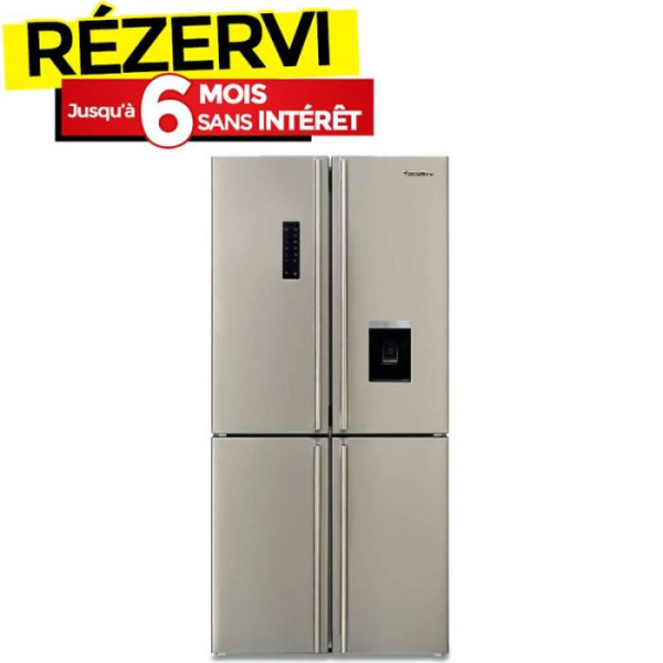 RÉFRIGÉRATEUR SIDE BY SIDE FOCUS SMART6300 620L NOFROST - INOX