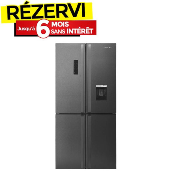 RÉFRIGÉRATEUR SIDE BY SIDE FOCUS SMART6400  NOFROST - DARK INOX