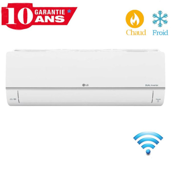 CLIMATISEUR DUAL INVERTER LG 12000 BTU CHAUD/FROID SMART - GARANTIE: 3ANS