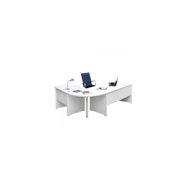 BUREAU DE DIRECTION PLUS STR AVEC RETOUR L:235XP:165XH:75cm