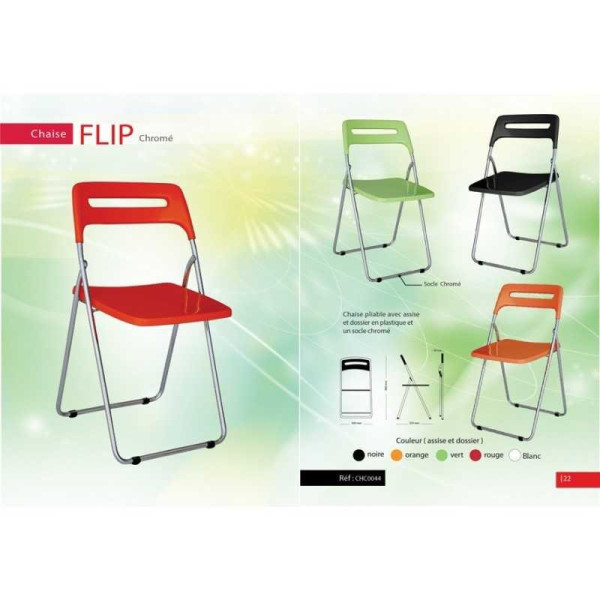 Chaise Chrome Pliable FLIP SOTUFAB (CHC0044)