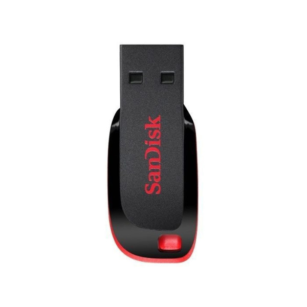 CLÉ USB SANDISK CRUZER BLADE 64 GO USB 2.0 - NOIR&ROUGE