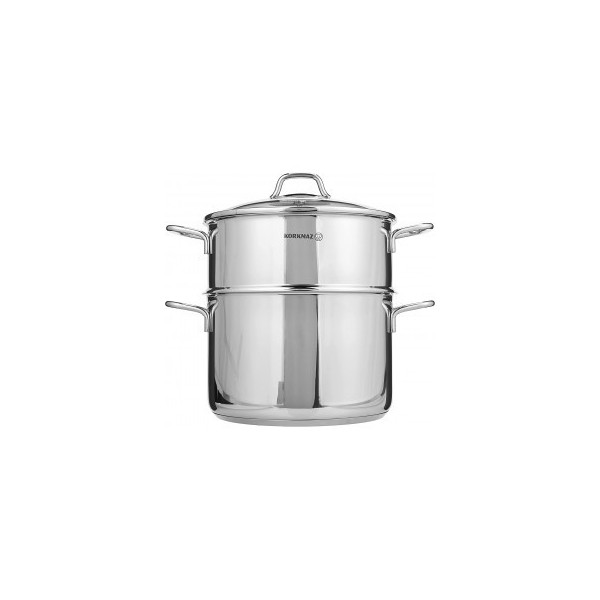 Couscoussier KORKMAZ - Perla 6,9 Litres - Inox (A1522)