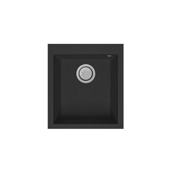 Évier Graniteck Focus - QUADRA 40B - Noir